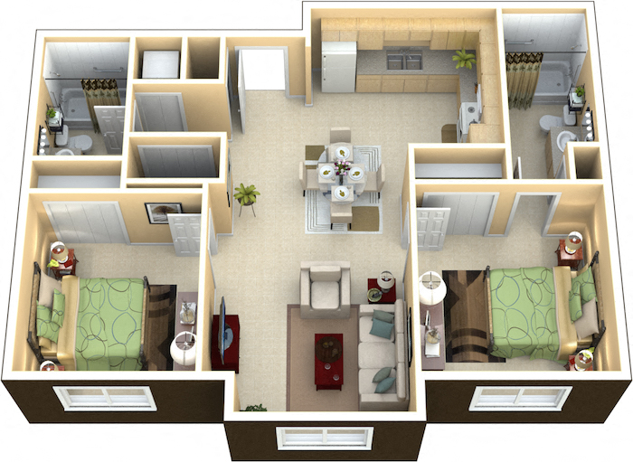 Highland Gardens II Senior Apartments in Deerfield Beach, Florida 2x2B